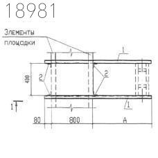 Крепления трубопроводов КПМ13-130-10 Т-ММ-08-2009-21