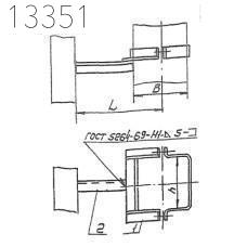 Кронштейн опорный 8КВВ-18 250х300 мм