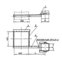 Кронштейн опорный 4КВВ-19 250х400 мм