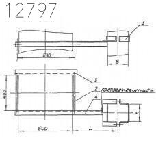 Кронштейн опорный 4КВВ-А-19 250х400 мм