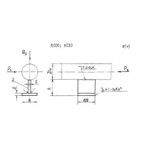 Опора тавровая хомутовая тип 25-ТХ-АС10 ОСТ 36-146-88