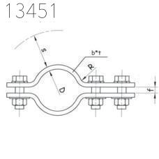 Опоры трубопроводов SFS 5371 80 мм