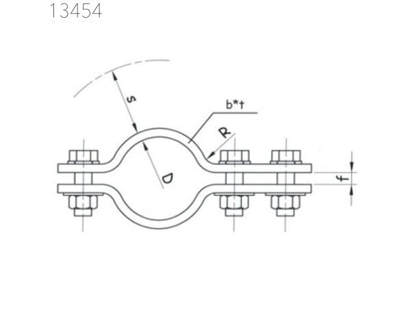 Опоры трубопроводов SFS 5371 150 мм