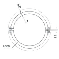 Опоры трубопроводов SFS 5372 900 мм