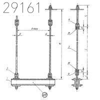 Подвески для горизонтальных трубопроводов ПМ2ш-194х670 ГОСТ 16127-78