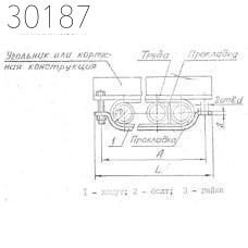 Подвески судовых трубопроводов тип 5-25х6-ЮЗ 14 мм РИДФ.301525.001 0,2 кг