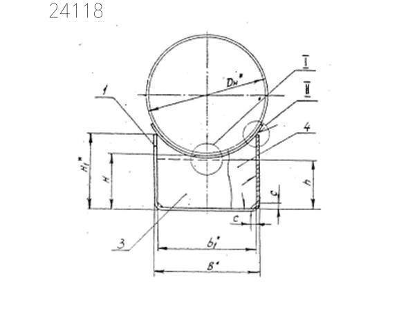 Опора скользящая Т.15.29 720 мм